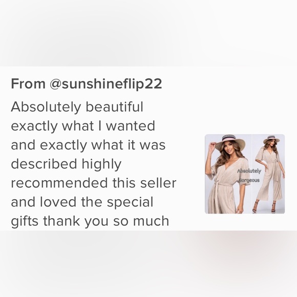 🍀LAST ONE🍀🎉HOST PICK🎉 Gorgeous champagne colored pleated summer jumpsuit - Picture 6 of 6